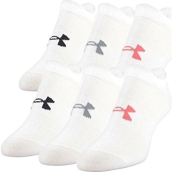 Under Armour Essential Women's No Show Sport Socks x 6 1332981-100