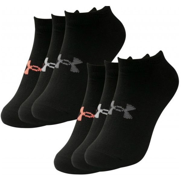 Under Armour Essential Women's No Show Sport Socks x 6 1332981-001